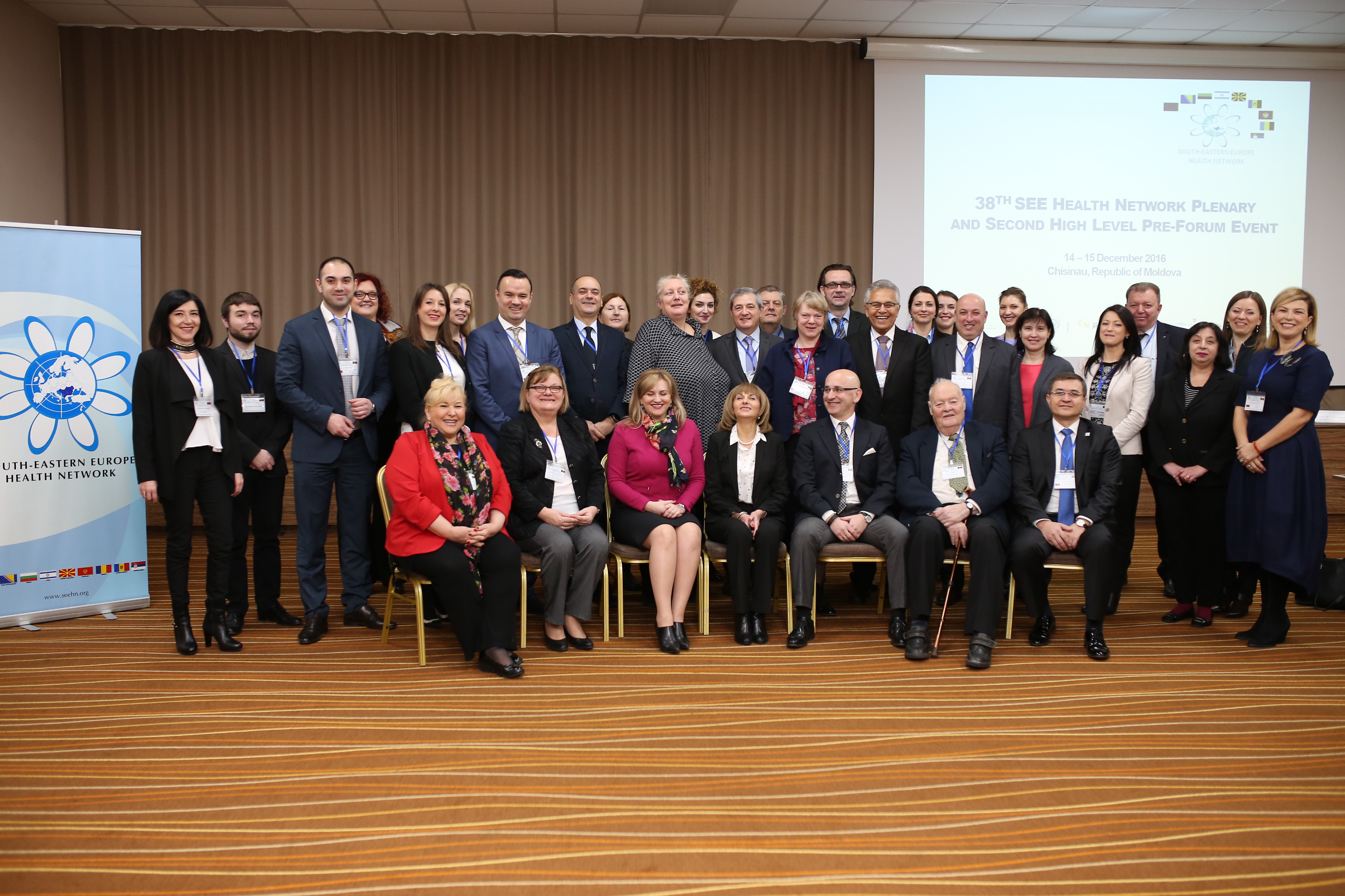 THE REPORT OF THE 38TH PLENARY MEETING OF THE SOUTH-EASTERN HEALTH NETWORK (SEEHN), 14-15 DECEMBER 2016, CHISINAU, REPUBLIC OF MOLDOVA