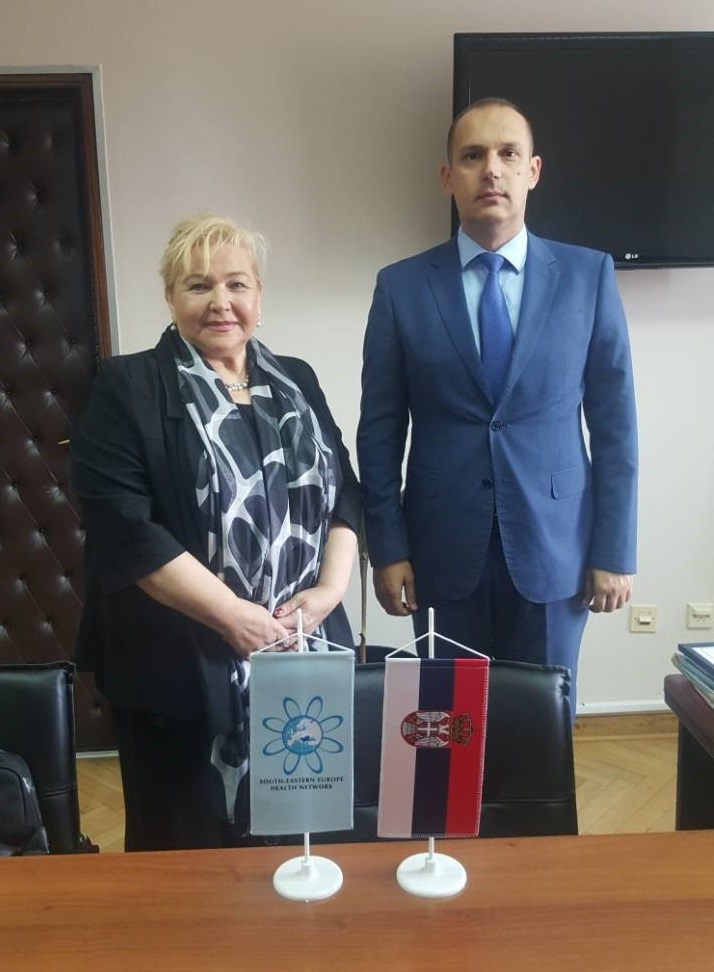Meeting with Dr. Zlatibor Loncar, Minister of Health of the Republic of Serbia
