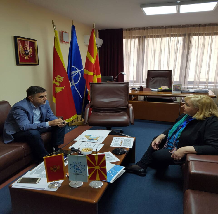 Head of SEEHN Secretariat met Ambassador of Montenegro to the Republic of Macedonia