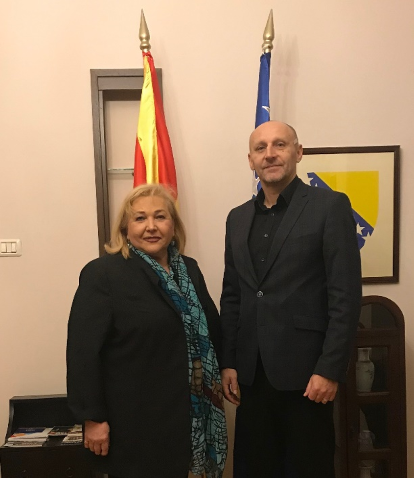 SEEHN Secretariat Director meets with the Ambassador of Bosnia and Herzegovina to the Republic of North Macedonia