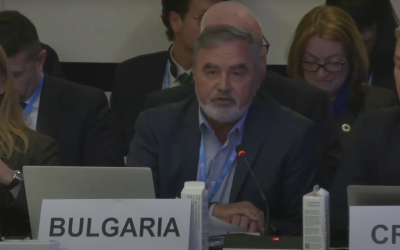 Dr Angel Kunchev, Head of delegation of Bulgaria delivered SEEHN Joint Statement at the 74th session of the WHO Regional Committee for Europe