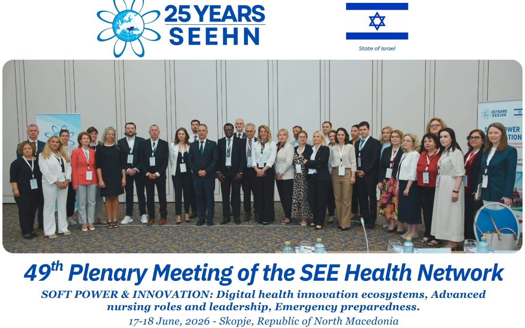 SEEHN Celebrates 25 Years of Regional Health Cooperation and Advances Innovation Agenda at 49th Plenary Meeting in Skopje