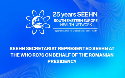 SEEHN Secretariat represented SEEHN at the WHO RC76 on behalf of the Romanian Presidency